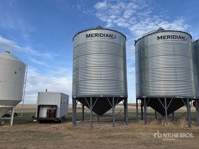 Meridian +/- 5000 bu 5 Ring Hopper Grain Bin