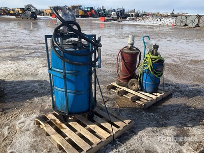 Quantity of (3) Oil Transfer Drum