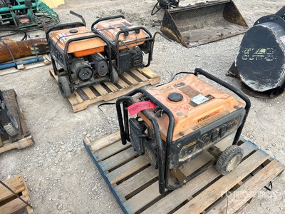 Quantity of (3) Generac GP6500 Portable Generator Set