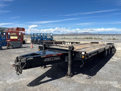 2019 Felling FT-30-2-LP 15000 lb 28 ft T/A Equipment Trailer