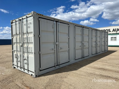 2026 40 ft One-Way High Cube Multi-Door Contenedor de almacenamiento