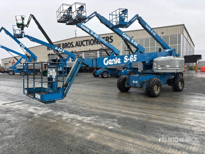 2000 Genie S-65 4WD Dual Fuel Telescopic Boom Lift