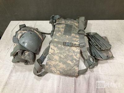 (62) Pairs of Knee Pads, (176) M4 Two Mag Pouches & Assorted Items