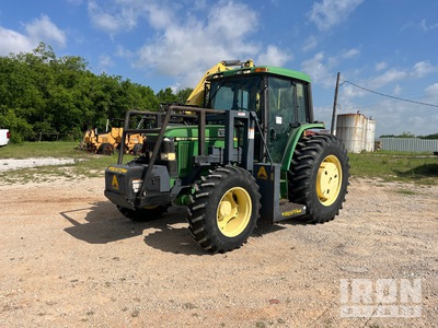 John Deere 6410 4WD Tractor w/ Alamo 60 Rotary Side Boom Mower
