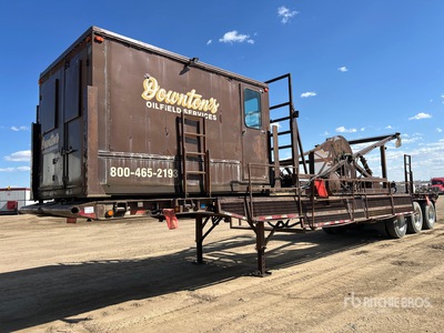 1979 Fruehauf 46 ft Coil Tubing Reel Trailer