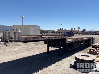 1996 Utility 40 ft T/A A-Train Lead Step Deck Curtain Side Trailer