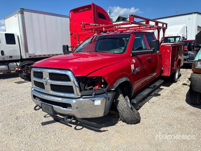 2018 Ram 5500 4x2 Crew Cab Utility Truck (Inoperable)