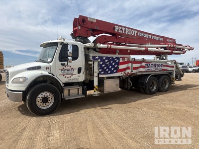 2016 Alliance 38 38 m on 2016 Freightliner M2 106 Concrete Pump Truck