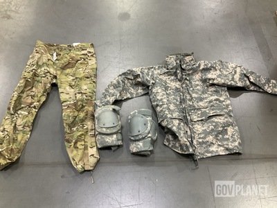 (36) Pairs of Knee Pads, (3) Cold Weather Parkas & Assorted Items