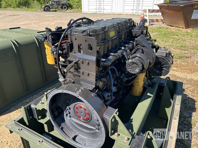 Cat C7 Turbo Diesel Engine w/Container