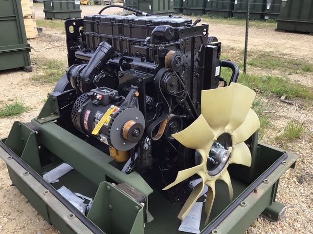 Cat C7 ACERT Turbo Diesel Engine w/Shipping Container