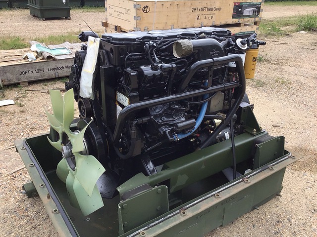 Cat C7 ACERT Turbo Diesel Engine w/Shipping Container