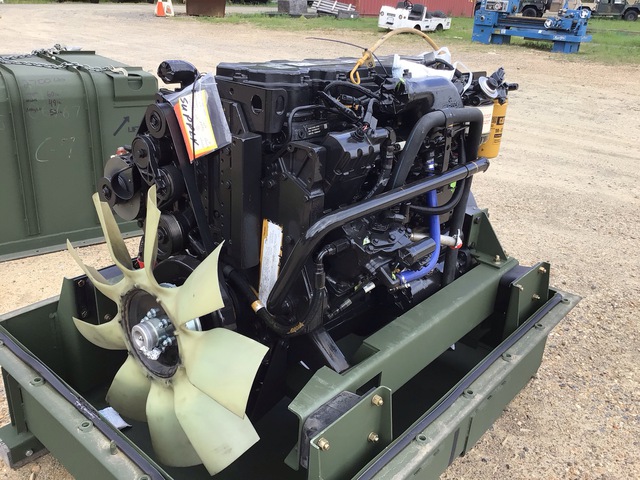 Cat C7 ACERT Turbo Diesel Engine w/Shipping Container