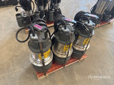 Quantity of (3) Mustang MP4800 2 in Submersible Water Pump (Unused)