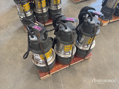 Quantity of (3) Mustang MP4800 2 in Submersible Water Pump (Unused)