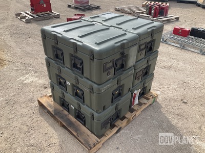 (6) Medical Instrument & Supply Storage Cases