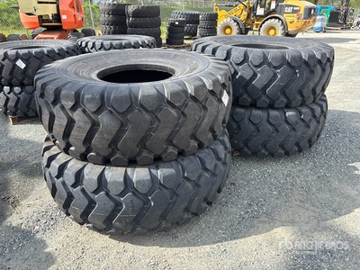 Quantity of (4) Tai Hao 23.5x25 E3/L3 Tires (Unused)