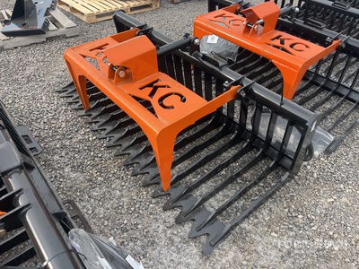 2025 Kit Containers QT-SG-S76-V3 76 in Skeleton Skid Steer Grapple (Unused)