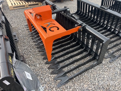2025 Kit Containers QT-SG-S76-V3 76 in Skeleton Skid Steer Grapple (Unused)