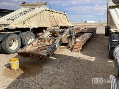 2000 Load King Quad/A Removable Gooseneck 4 Axle Lowboy Trailer