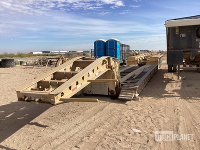 2011 Load King Quad/A Removable Gooseneck 4 Axle Lowboy Trailer