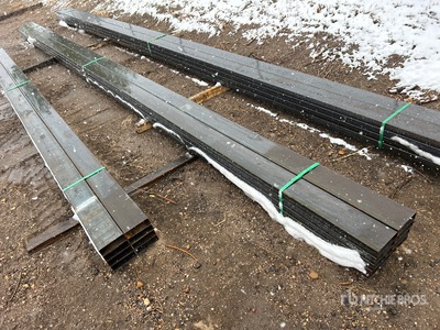Quantity of 2025 Kit Containers STEEL 2 in x 6 in x 25 ft Square Tubing Tubo (Unused)