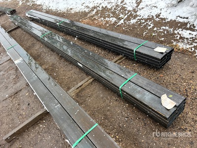 Quantity of 2025 Kit Containers STEEL 2 in x 6 in x 24 ft Square Tubing Tubo (Unused)