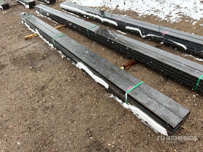 Quantity of 2025 Kit Containers STEEL 2 in x 6 in x 19 ft Square Tubing Tubo (Unused)