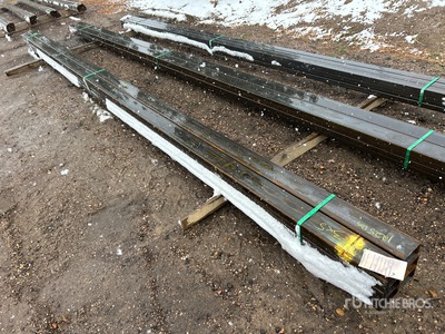 Quantity of 2025 Kit Containers STEEL 3 in x 5 in x 24 ft Square Tubing Tubo (Unused)