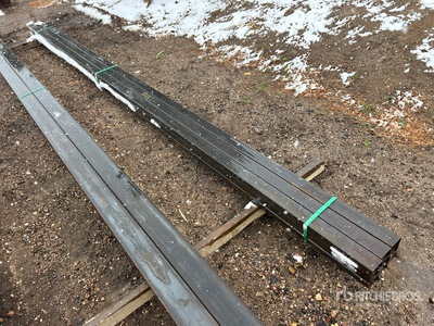 Quantity of 2025 Kit Containers STEEL 2 in x 3 in x 18 ft Square Tubing Tubo (Unused)