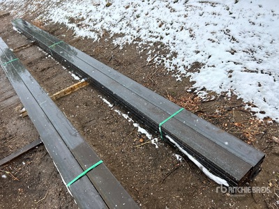 Quantity of 2025 Kit Containers STEEL 2 in x 6 in x 26 ft Square Tubing Tubo (Unused)