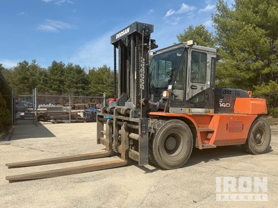 2017 Doosan D140S-7 30850 lb Pneumatic Tire Forklift