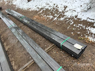 Quantity of 2025 Kit Containers STEEL 2 in x 6 in x 24 ft Square Tubing Tubo (Unused)