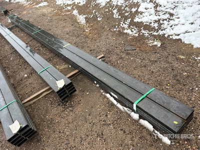 Quantity of 2025 Kit Containers STEEL 2 in x 6 in x 26 ft Square Tubing Tubo (Unused)