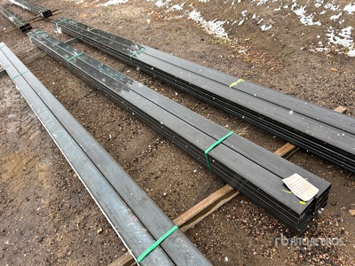 Quantity of 2025 Kit Containers STEEL 2 in x 5 in x 20 ft Square Tubing Tubo (Unused)