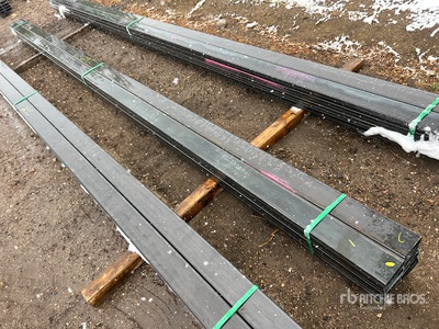 Quantity of 2025 Kit Containers STEEL 2 in x 5 in x 22 ft Square Tubing Tubo (Unused)