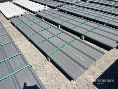 Quantity of 2025 Kit Containers 12 ft Steel R Panel (Unused)