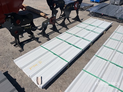 Quantity of 2025 Kit Containers 12 ft Steel R Panel (Unused)