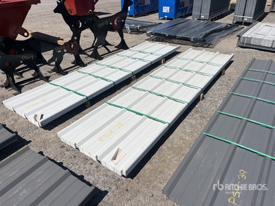 Quantity of 2025 Kit Containers 12 ft Steel R Panel (Unused)