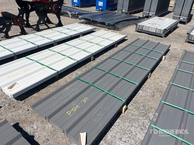 Quantity of 2025 Kit Containers 12 ft Steel R Panel (Unused)