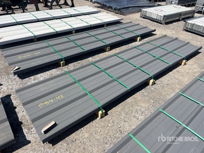 Quantity of 2025 Kit Containers 12 ft Steel R Panel (Unused)