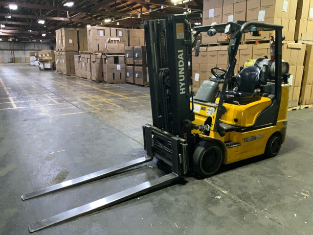2021 Hyundai 25LC-7A 4740 lb Cushion Tire Forklift