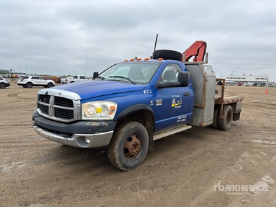 Ferrari 535 Knuckle Boom on 2007 Dodge Ram 3500 SLT 4x4 Boom Truck