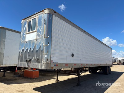 1990 American 48 ft x 102 in T/A Tool Crib Van Trailer