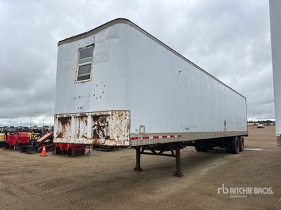 1985 Fruehauf 48 ft T/A Tool Crib Van Trailer