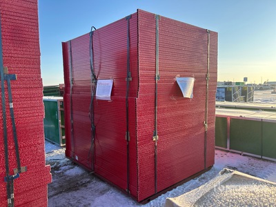 Quantity of (90) Canex Fence 8 ft x 6 ft Powder Coated bouw hek (Unused)