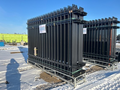 Quantity of (20) Canex Fence 10 ft x 7 ft Powder Coated سياج