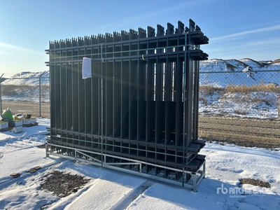 Quantity of (20) Canex Fence 10 ft x 7 ft Powder Coated سياج