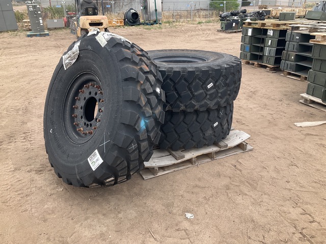 (3) 16.00R20 Tires w/Wheels