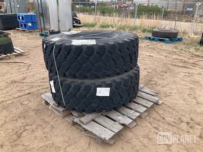 (2) Goodyear 16.00R20 Tires w/Wheels